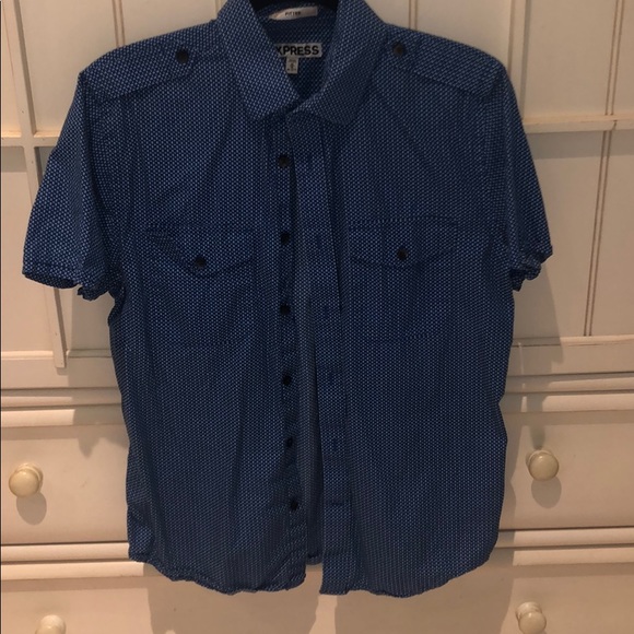 Express Other - Express short sleeve button down